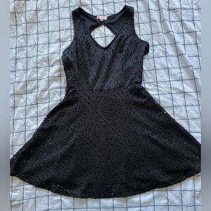 Candies Black Cutout Mini Dress Size 9